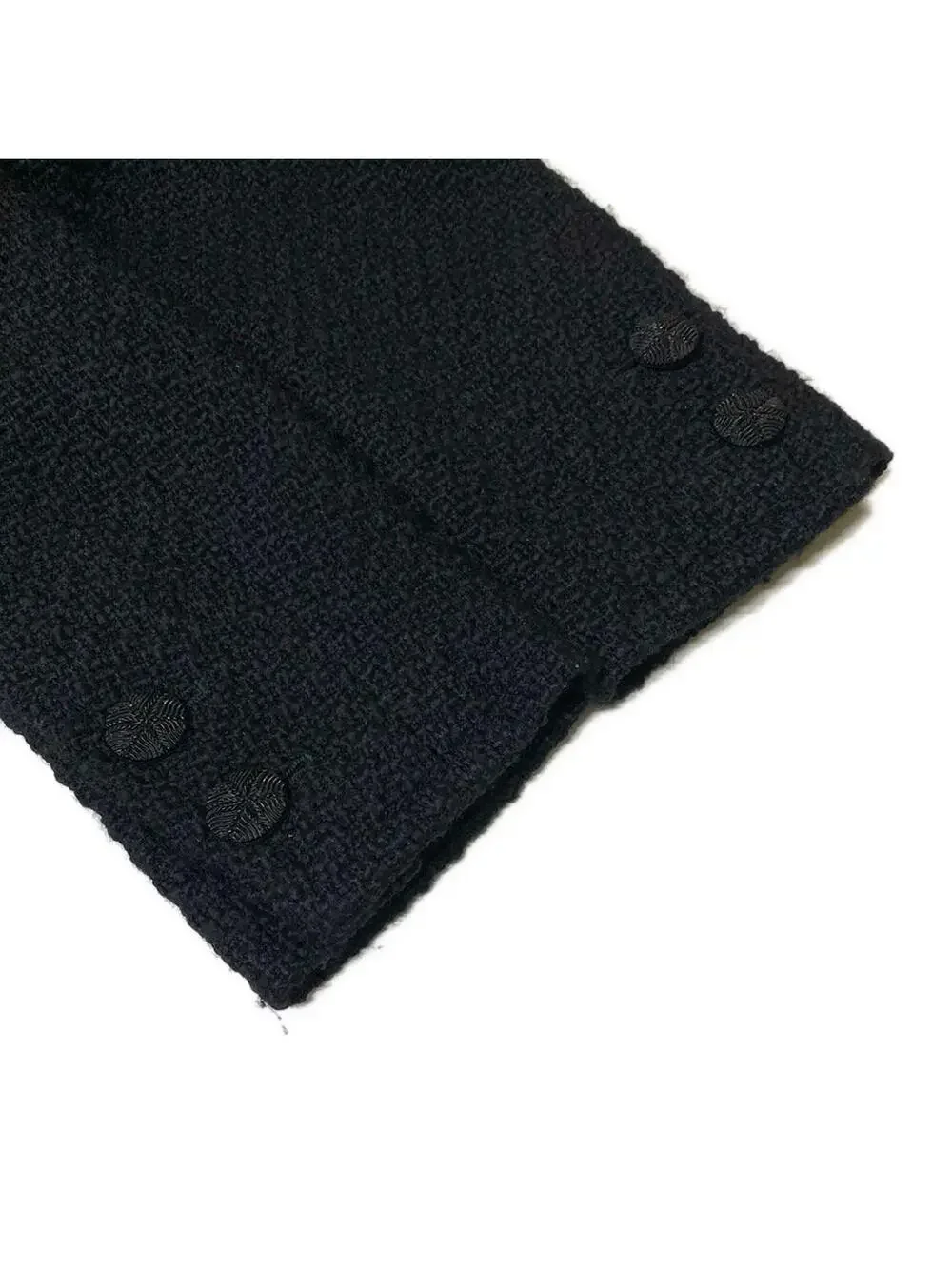 Chanel Black Outer Fabric] Wool Nylon #289516C14B